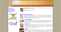 Desktop Screenshot of pfrs.org